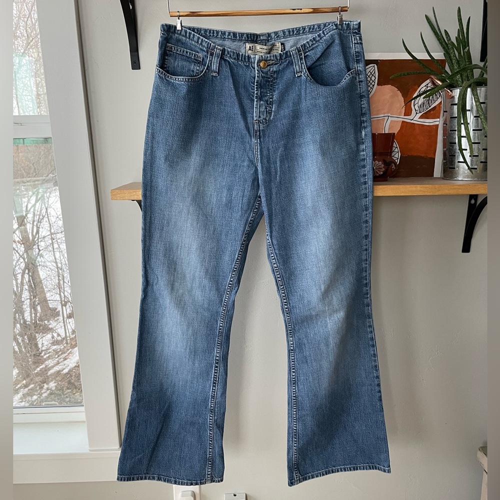 American Eagle Outfitters Medium Blue Flare Jeans